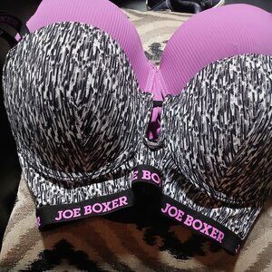joe boxer 2pk gentle lift bras 34DD
